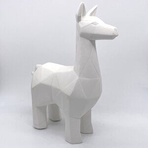 MAYCO Faceted Llama Bisque MB1539 Figurine Ceramic Pottery 9.5" Unfinished Art